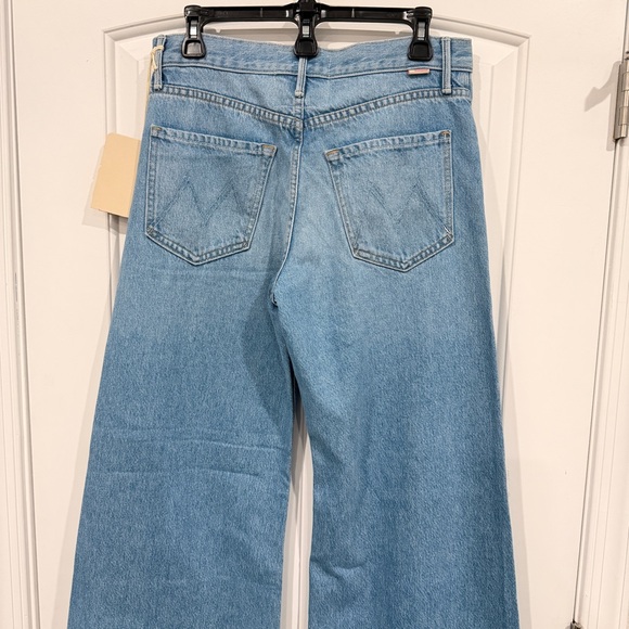 Mother snacks The Lemon Twist Sneak size 27 wide leg jeans - Picture 5 of 7